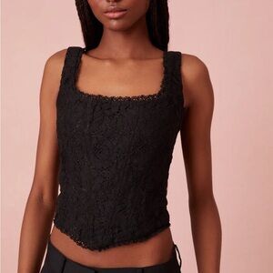 Loveshackfancy Lorelei Corset Top